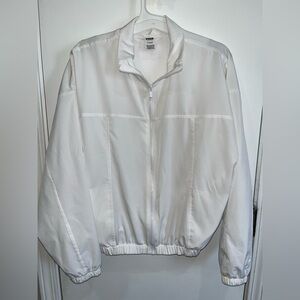 NWOT VICTORIA’S SECRET PINK White Women’s Lightweight Windbreaker Jacket